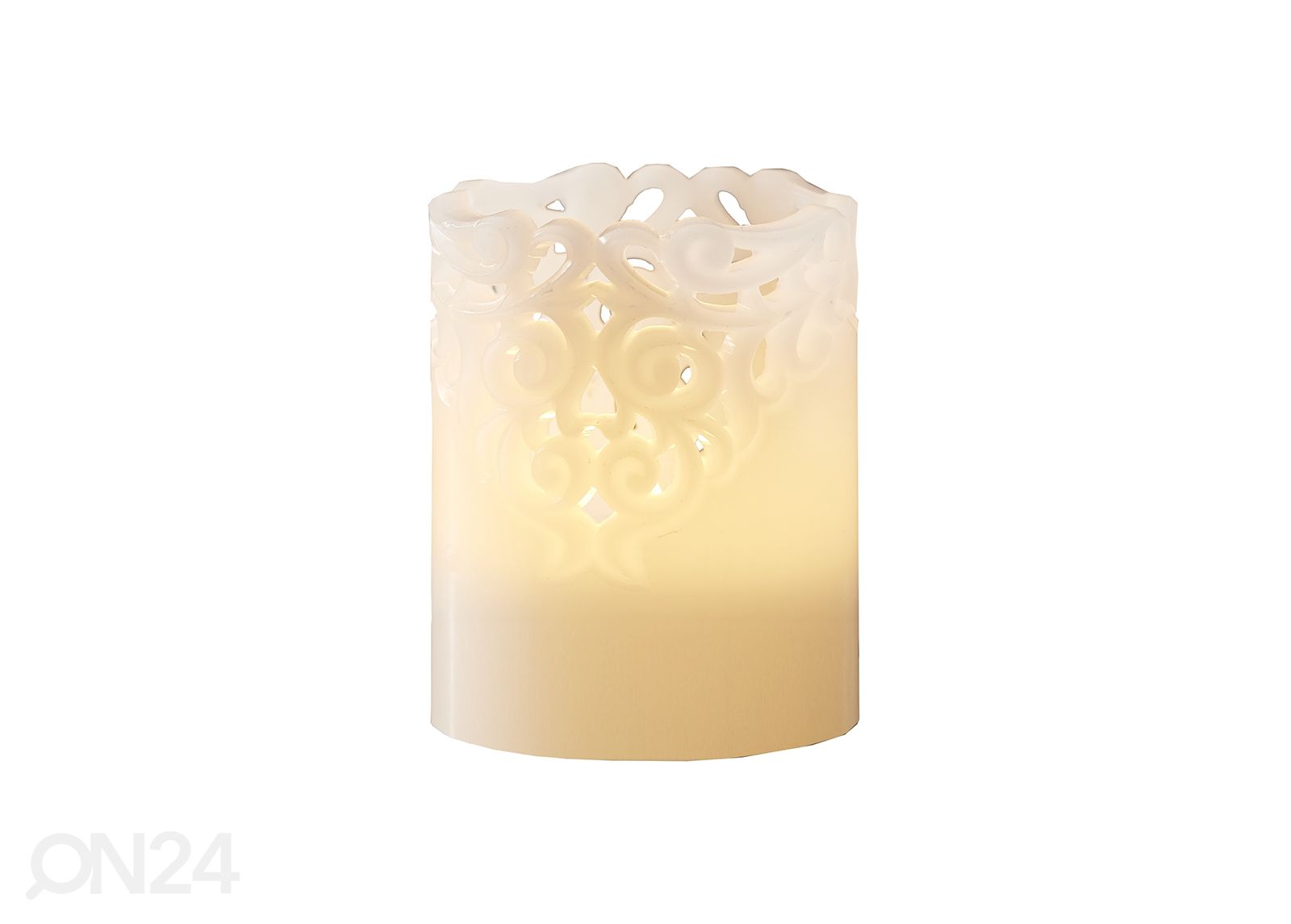 LED küünal Clary, valge suurendatud