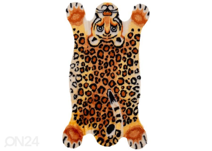 Narma Vegan Fur plüüsvaip KIDS BUDDY 70x110 Leopard suurendatud