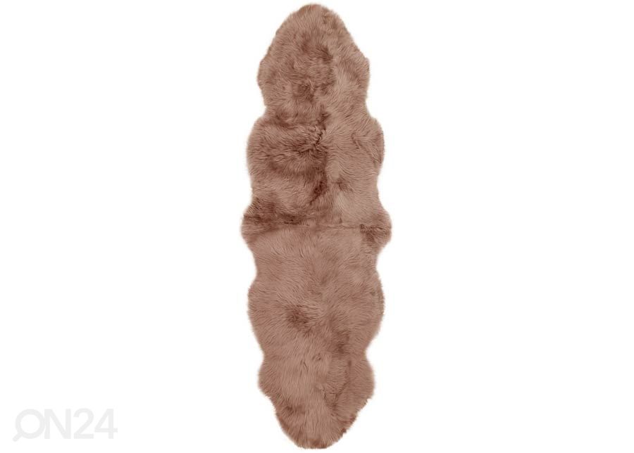 Naturaalne lambanahk Merino caramel Duo ±60x180 cm suurendatud