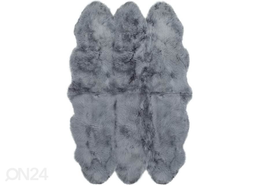 Naturaalne lambanahk Merino grey Sexto ±130x180 cm suurendatud