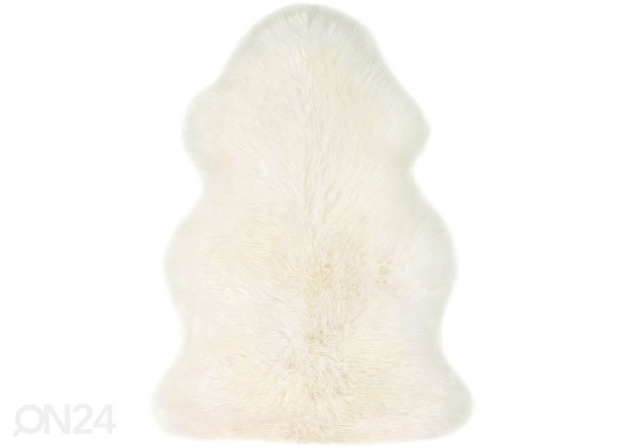 Naturaalne lambanahk Merino natural white Mini ±50x70 cm suurendatud