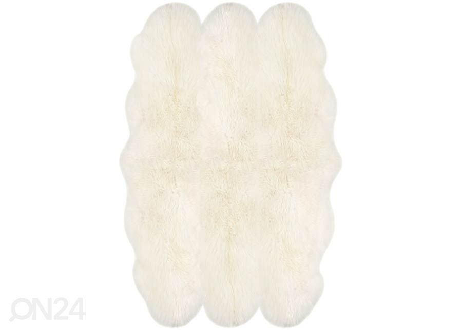 Naturaalne lambanahk Merino natural white Sexto ±130x180 cm suurendatud