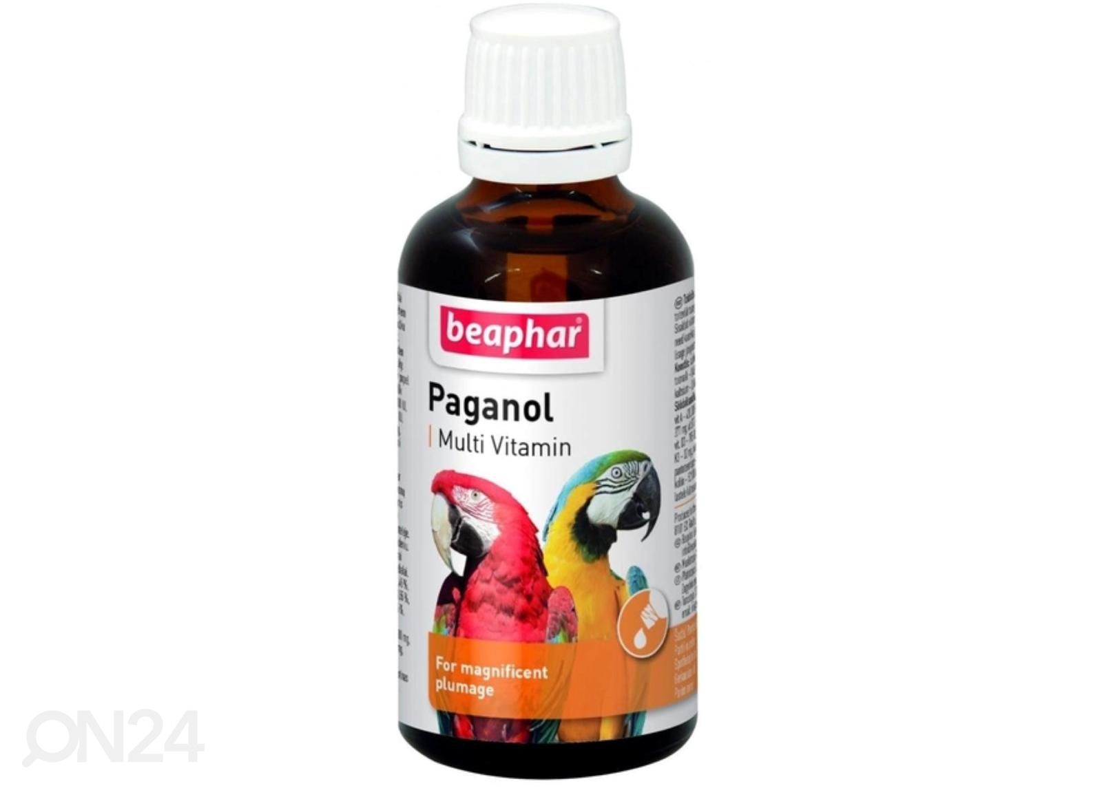 Söödalisand Beaphar papagoidele Paganol Multivitamin 50 ml suurendatud