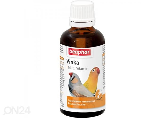 Söödalisand Beaphar puurilindudele Vinka Bird Vitamin 50 ml suurendatud