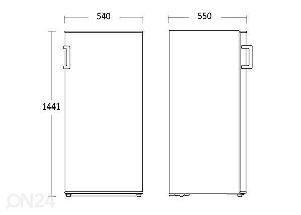 Külmkapp Scandomestic SKS262W