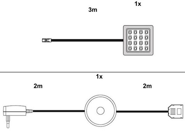 LED-valgustus riiuli alla, 1 tk