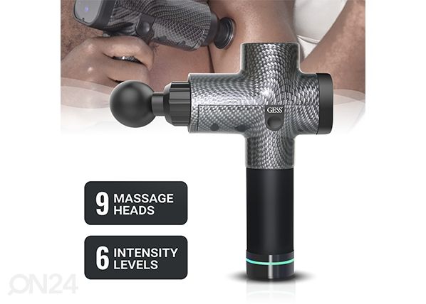 Massaažipüstol, Massage Gun 9 in 1, GESS Revolver