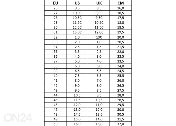 Suusakomplekt noortele kalasaba mustriga 150-170 cm