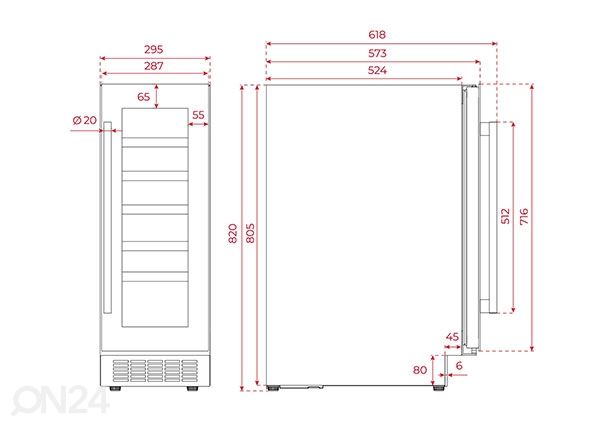 Veinikülmik Teka RVU10020GBK