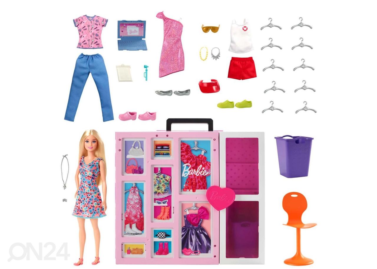 ​Barbie pop-up riidekapp suurendatud