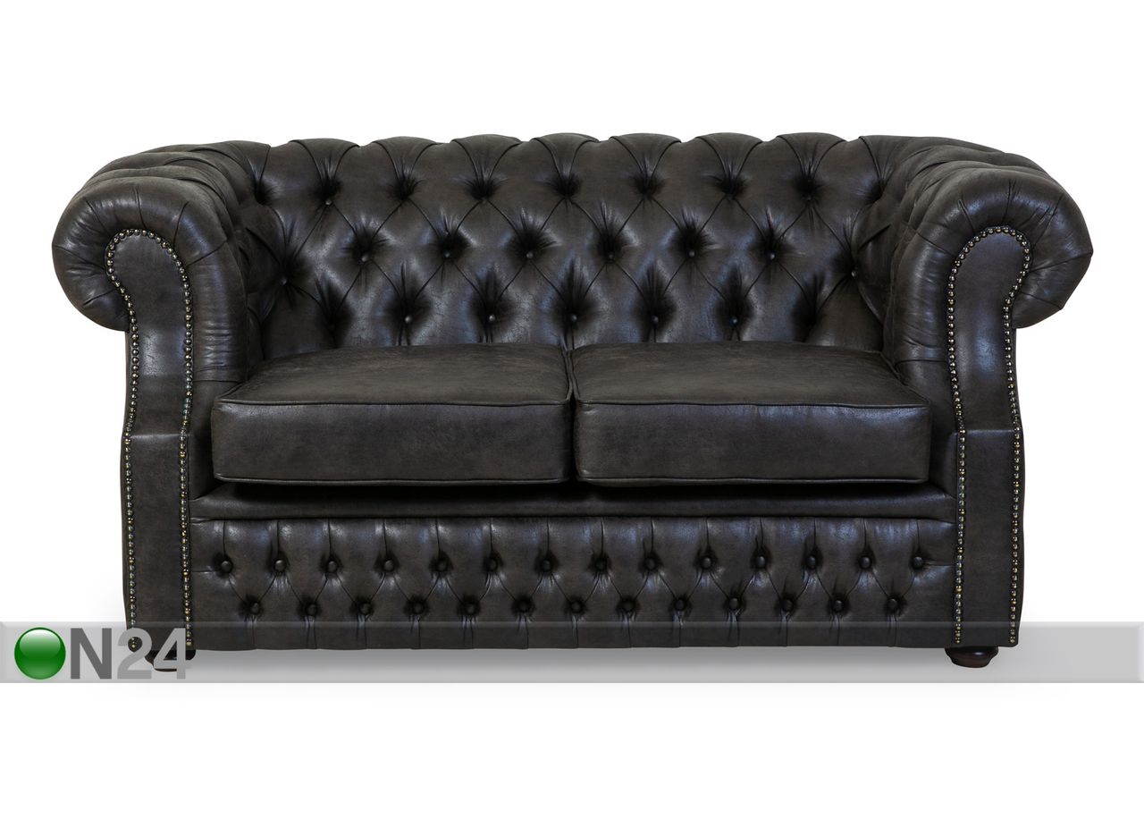 2-kohaline diivan Chesterfield suurendatud