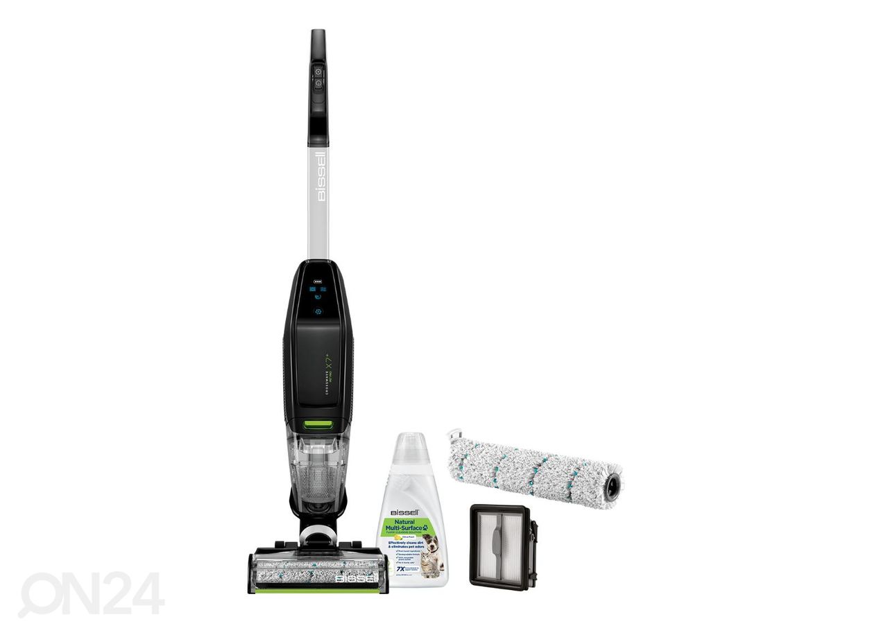 3in1 põrandapuhastaja Bissell CrossWave Cordless X7 Plus Pet Select 3401N suurendatud