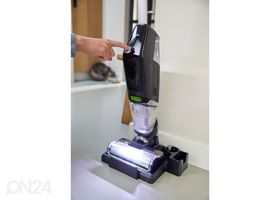 3in1 põrandapuhastaja Bissell CrossWave Cordless X7 Plus Pet Select 3401N suurendatud