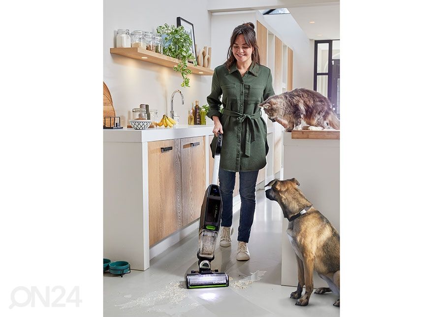 3in1 põrandapuhastaja Bissell CrossWave Cordless X7 Plus Pet Select 3401N suurendatud