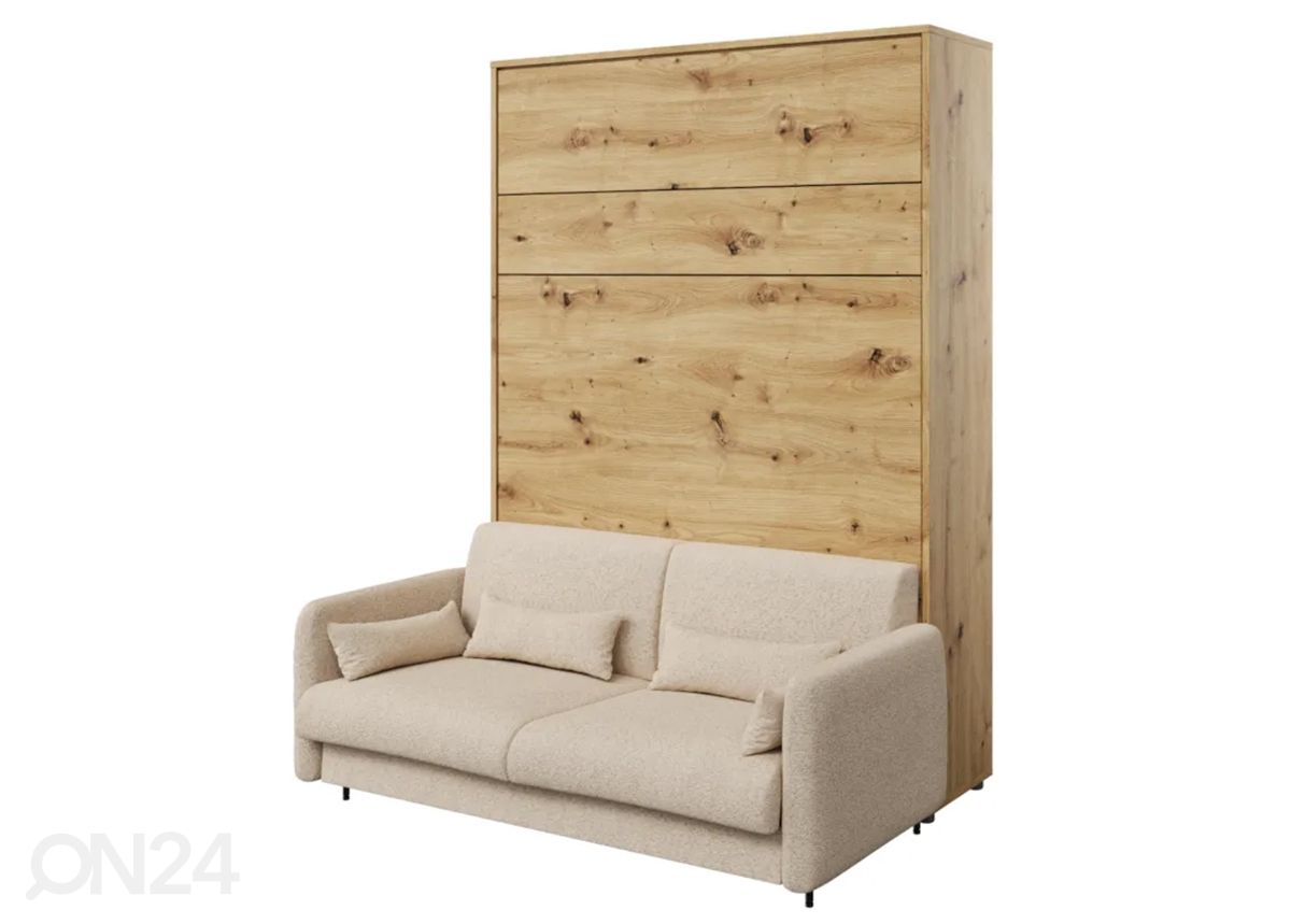 Diivan Lenart BED CONCEPT vertikaalsele kappvoodile 160x200 cm suurendatud