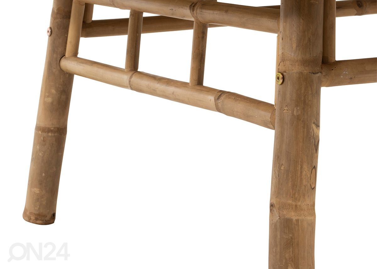 Diivanilaud Bamboo Ø 120 cm suurendatud
