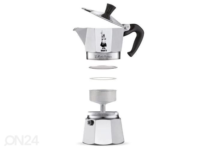 Espressokann Bialetti Moka express 12 tassile suurendatud