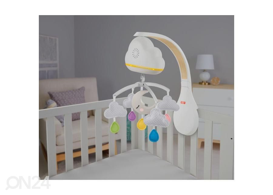 Fisher-Price voodikarussell - öölamp Calming Clouds suurendatud