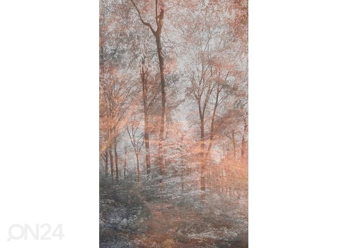 Fliis fototapeet Colorful Forest Abstract 150x250 cm suurendatud