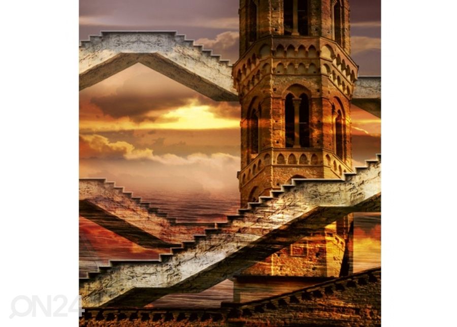 Fliis fototapeet Ethereal tower 225x250 cm suurendatud