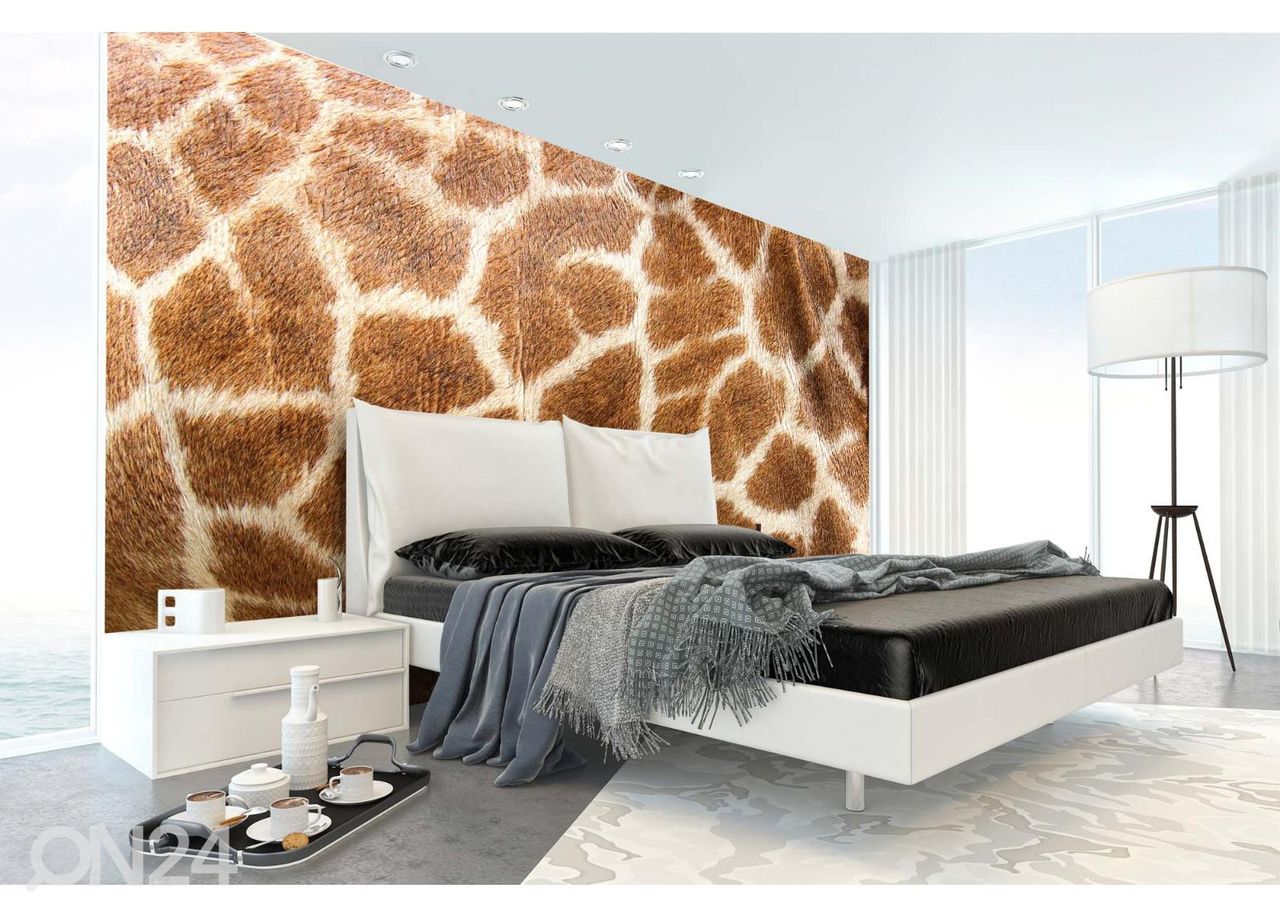 Fliis fototapeet Genuine Leather  Of Giraffe suurendatud