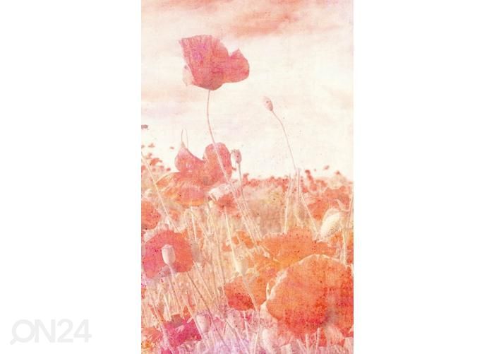 Fliis fototapeet Poppies Abstract 150x250 cm suurendatud