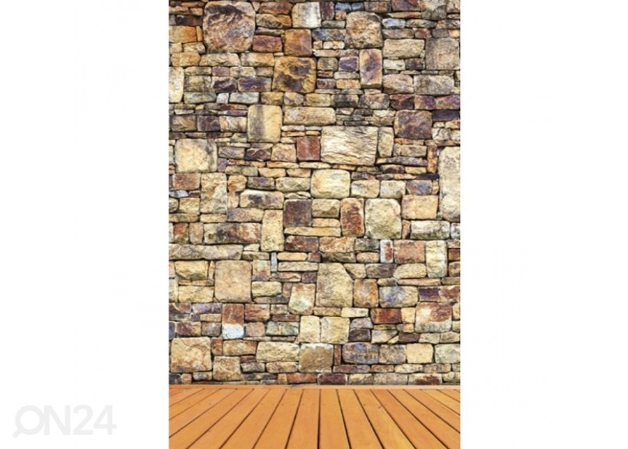 Fliis fototapeet Rock wall 150x250 cm suurendatud