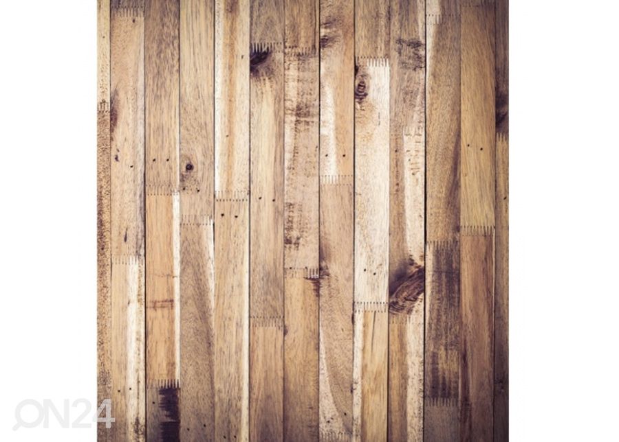 Fliis fototapeet Timber wall 150x250 cm suurendatud