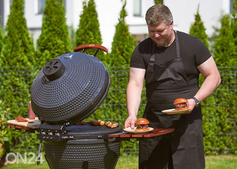 Grill TunaBone Kamado Pro TBG22GRAY-02, 22", tumehall suurendatud