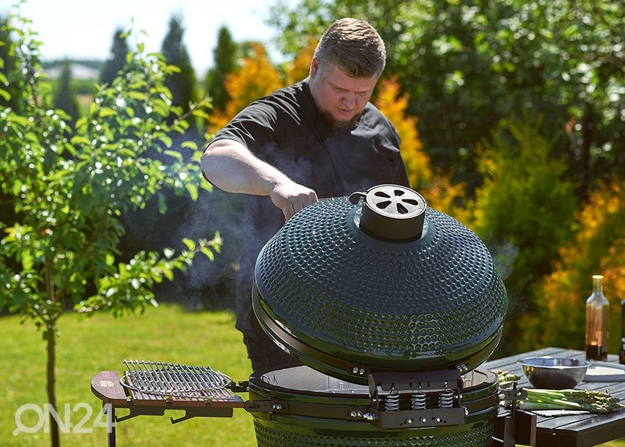 Grill TunaBone Kamado Pro TBG24GREEN-02, 24", roheline suurendatud