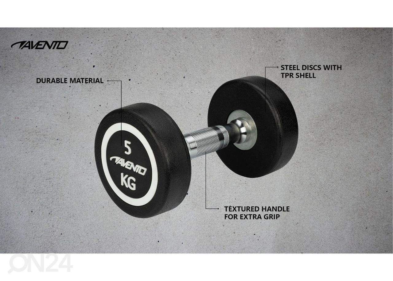 Hantel Avento 5 kg suurendatud