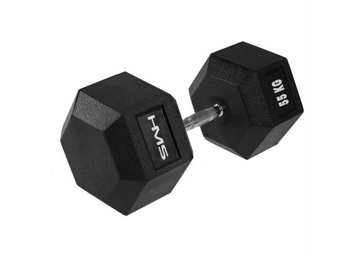 Hantel HMS HEX PRO 55 kg suurendatud