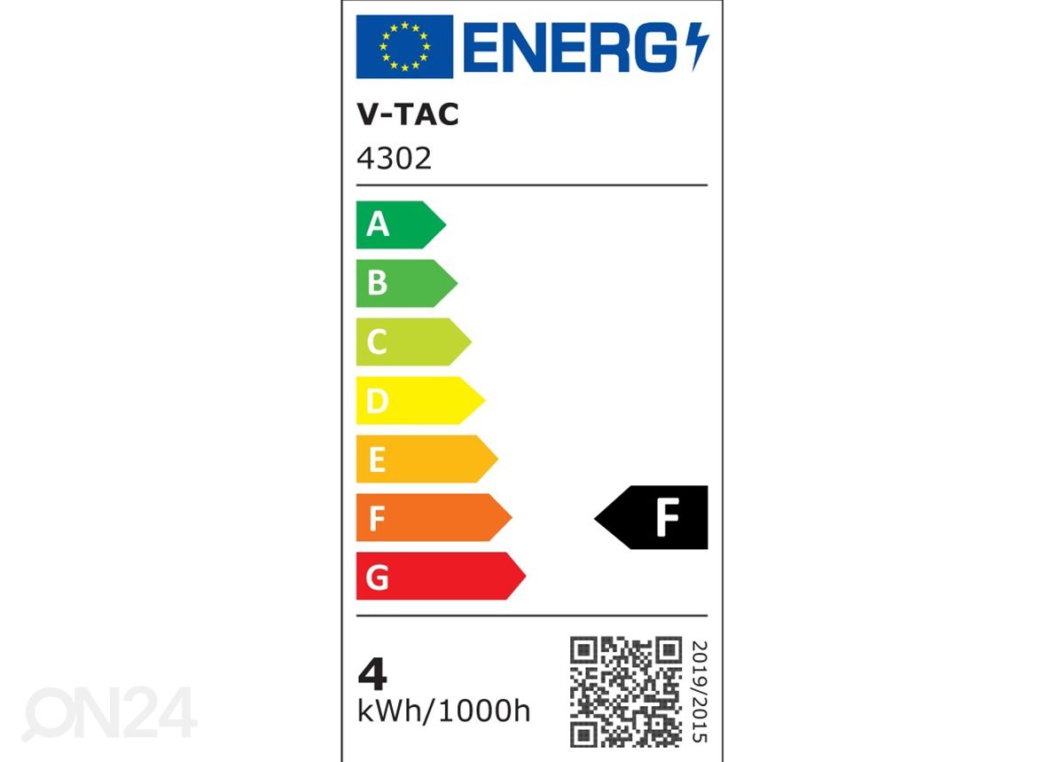 Hõõgniidiga LED pirn E14 4 W 3 tk suurendatud