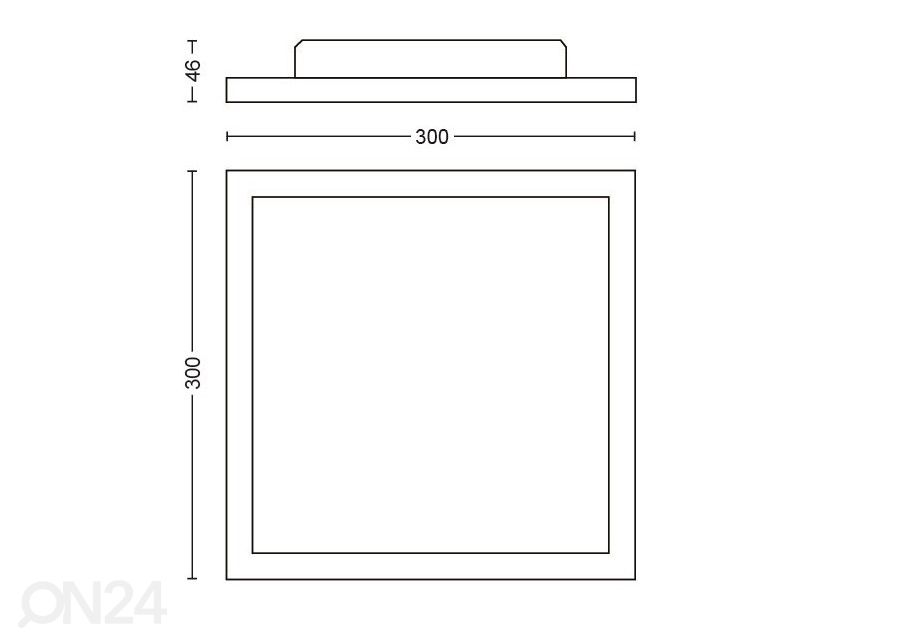 Hue White ambiance Aurelle nutikas laepaneel 28 W puldiga suurendatud