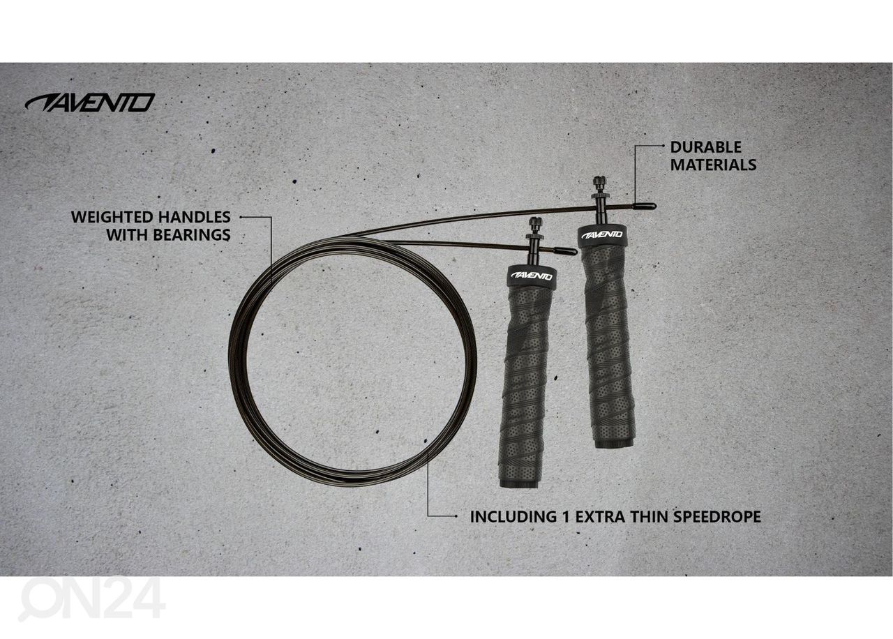 Hüppenööri komplekt Avento suurendatud