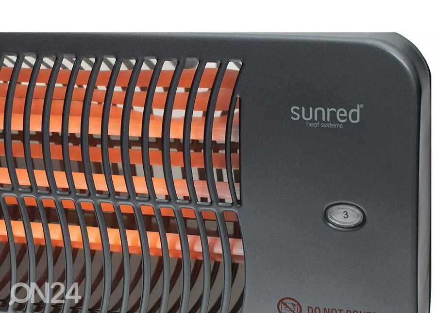 Infrapuna soojuskiirgur Sunred Lugo Quartz 2000 W suurendatud