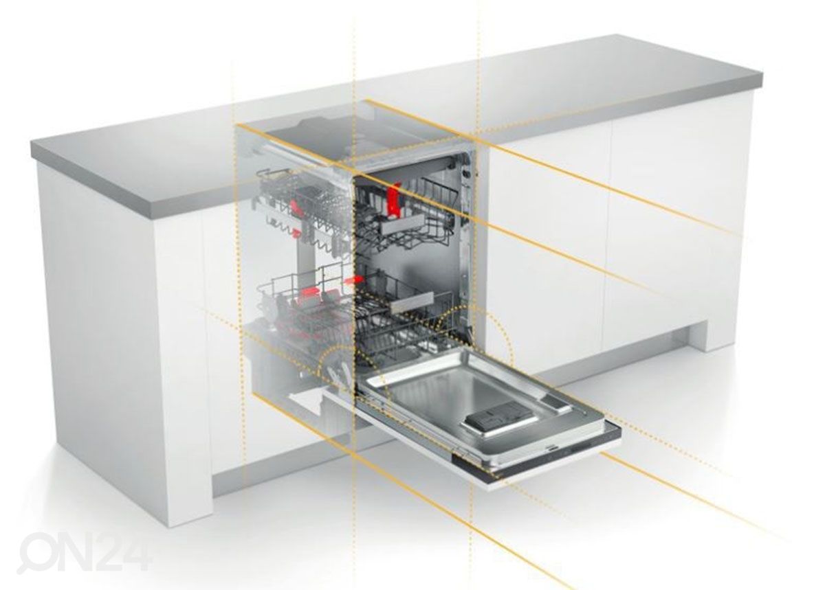 Integreeritav nõudepesumasin Whirlpool WSIC3M27C suurendatud