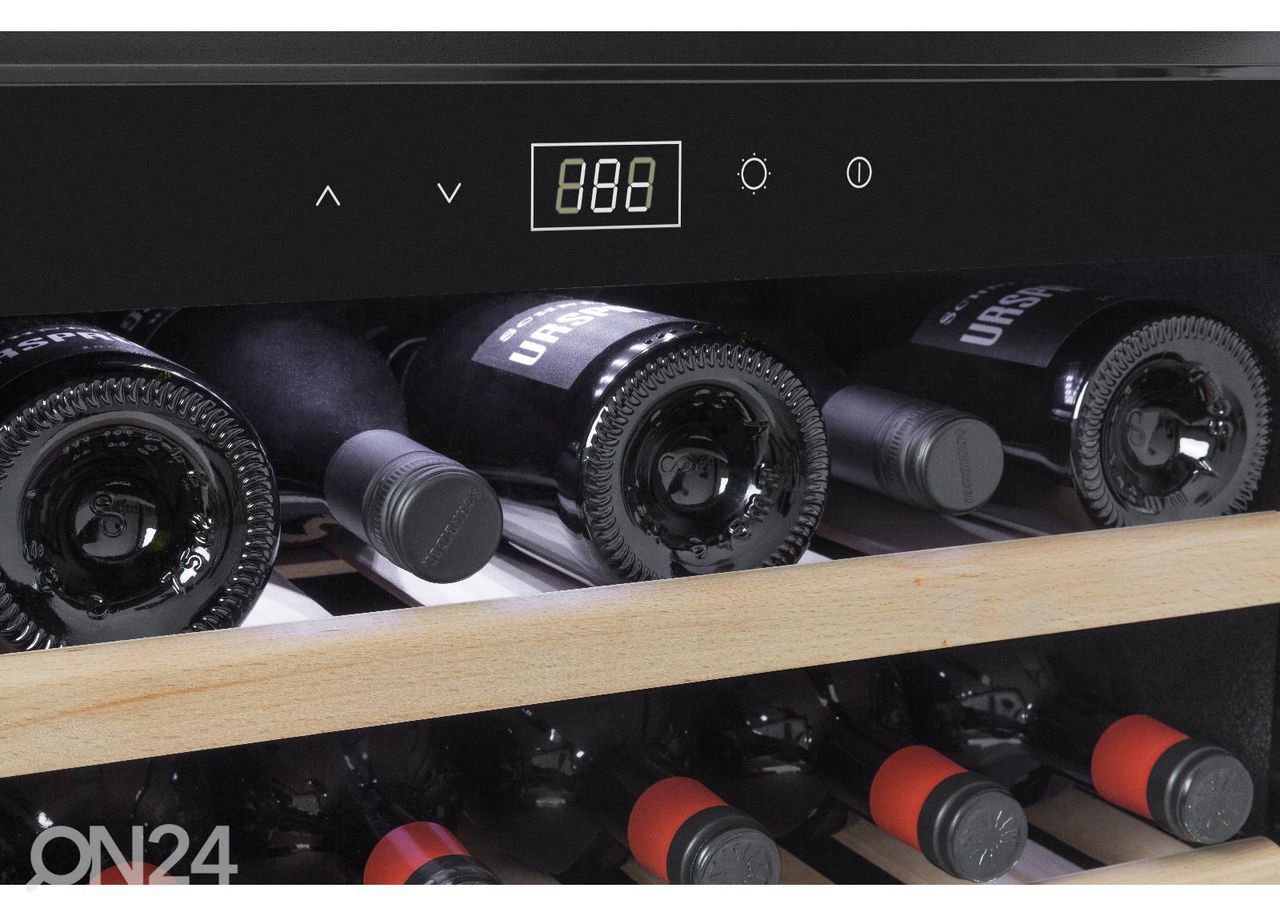 Integreeritav veinikülmik Caso WineSafe 18 EB BLACK, 627 suurendatud