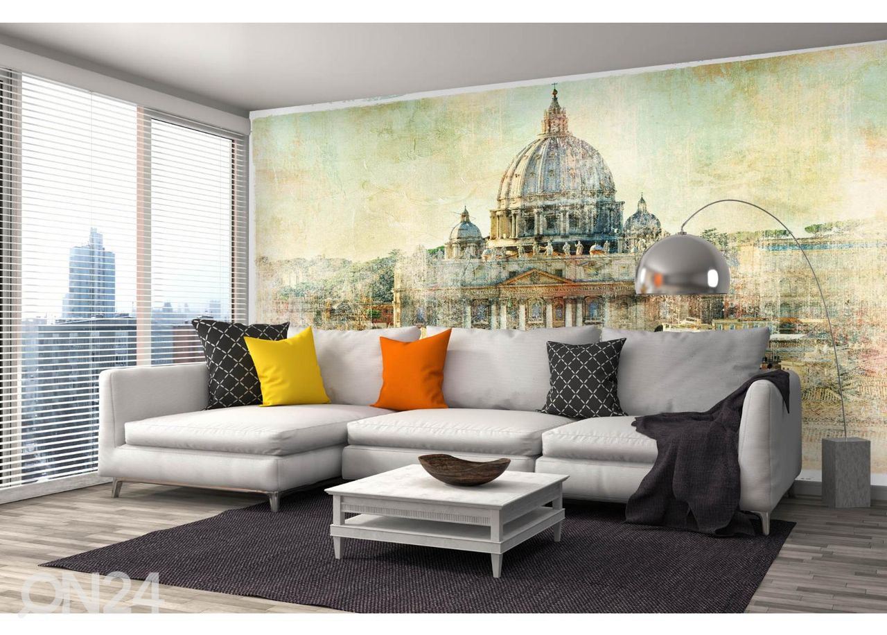 Isekleepuv fototapeet St Pietro, Vatican suurendatud