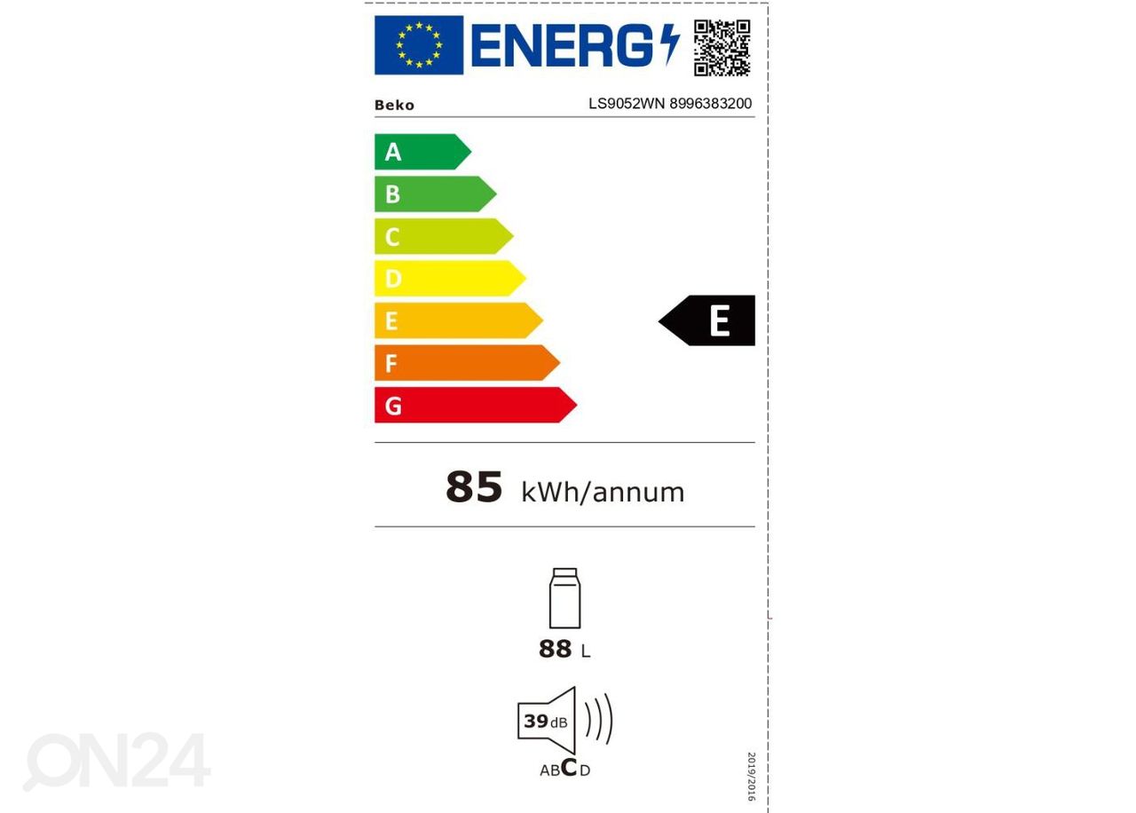 Jahekülmik Beko LS9052WN suurendatud