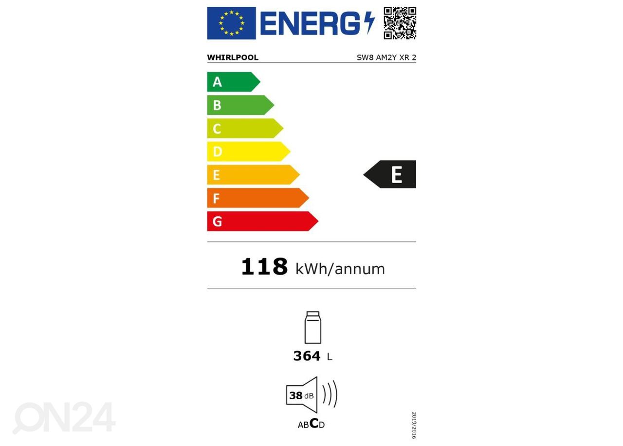 Jahekülmik Whirlpool SW8AM2YXR2 suurendatud