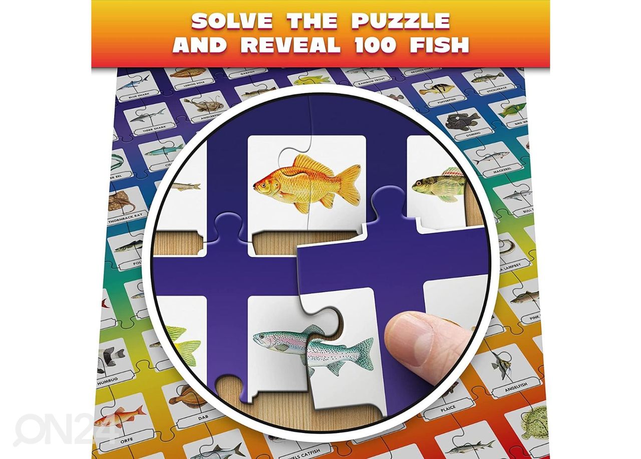 Jigsaw Quiz pusle viktoriiniga Fish suurendatud