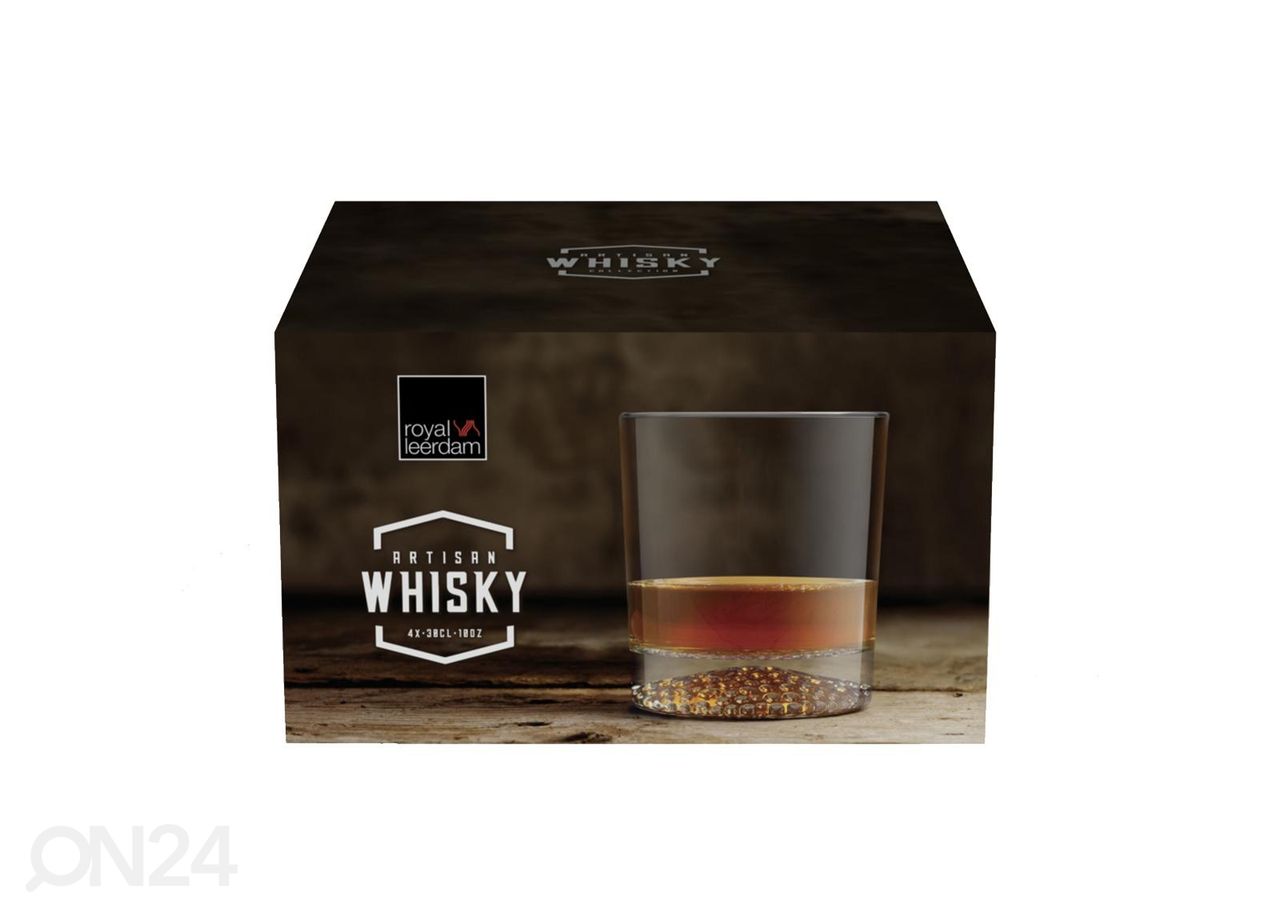 Joogiklaas Artisan Whisky 30 cl, 4 tk suurendatud