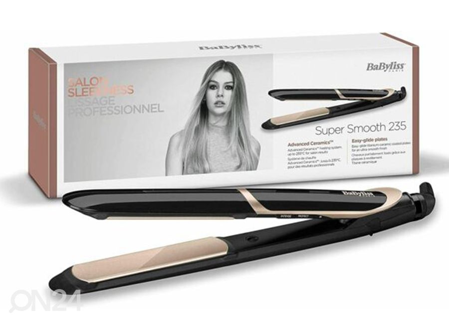 Juuksesirgendaja Babyliss Ceramic, must/ kuld suurendatud