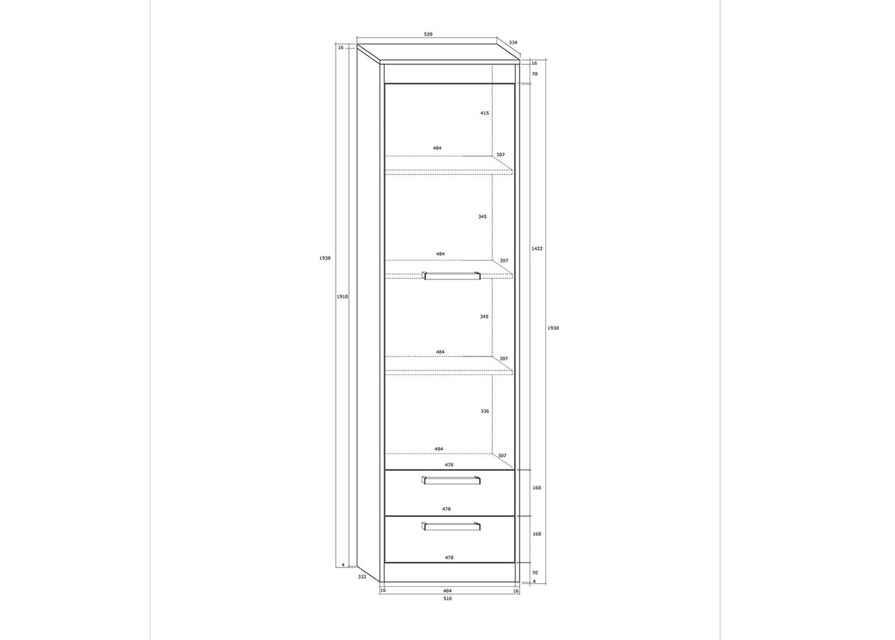 Kapp 52 cm suurendatud