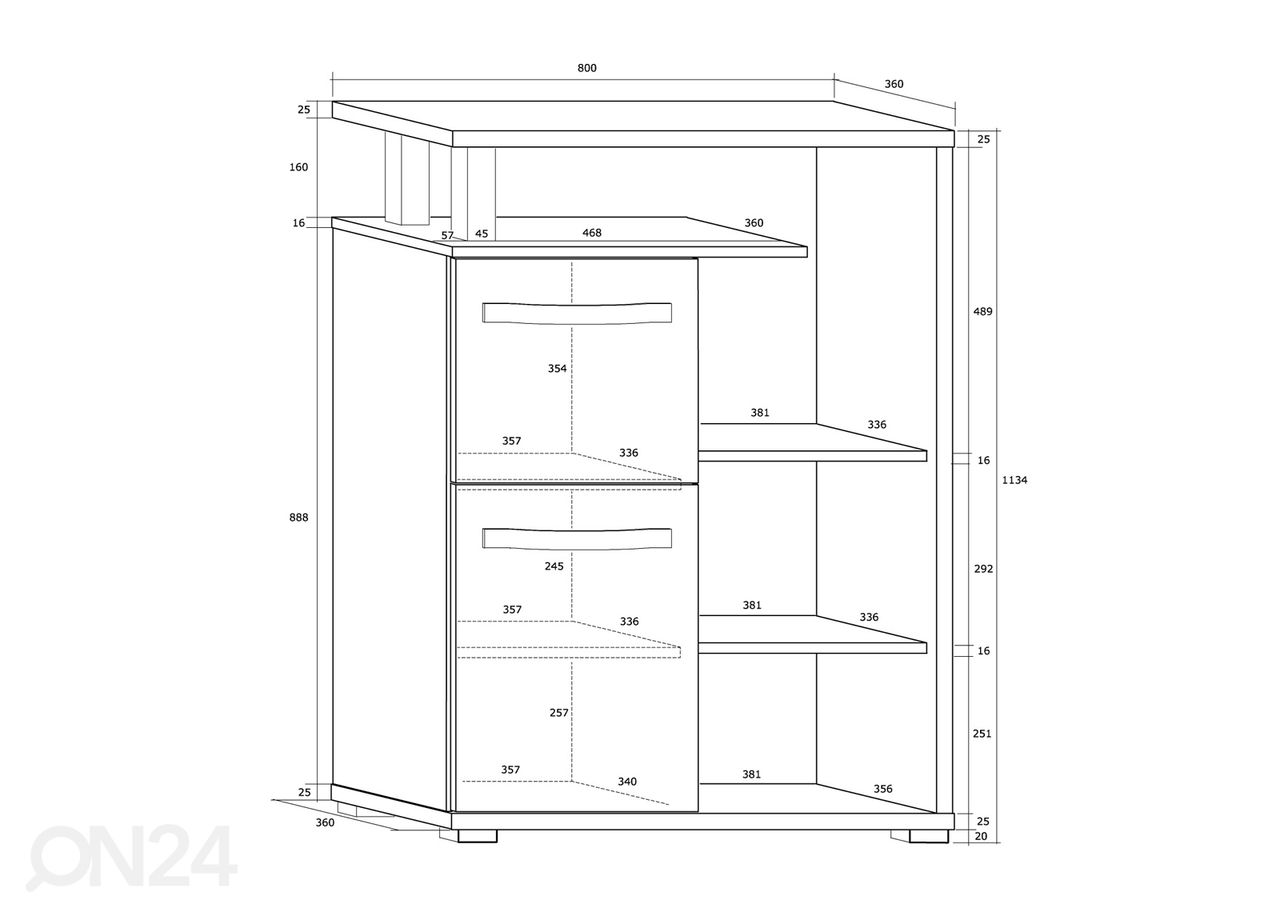 Kappriiul Cloghroe 80 cm suurendatud