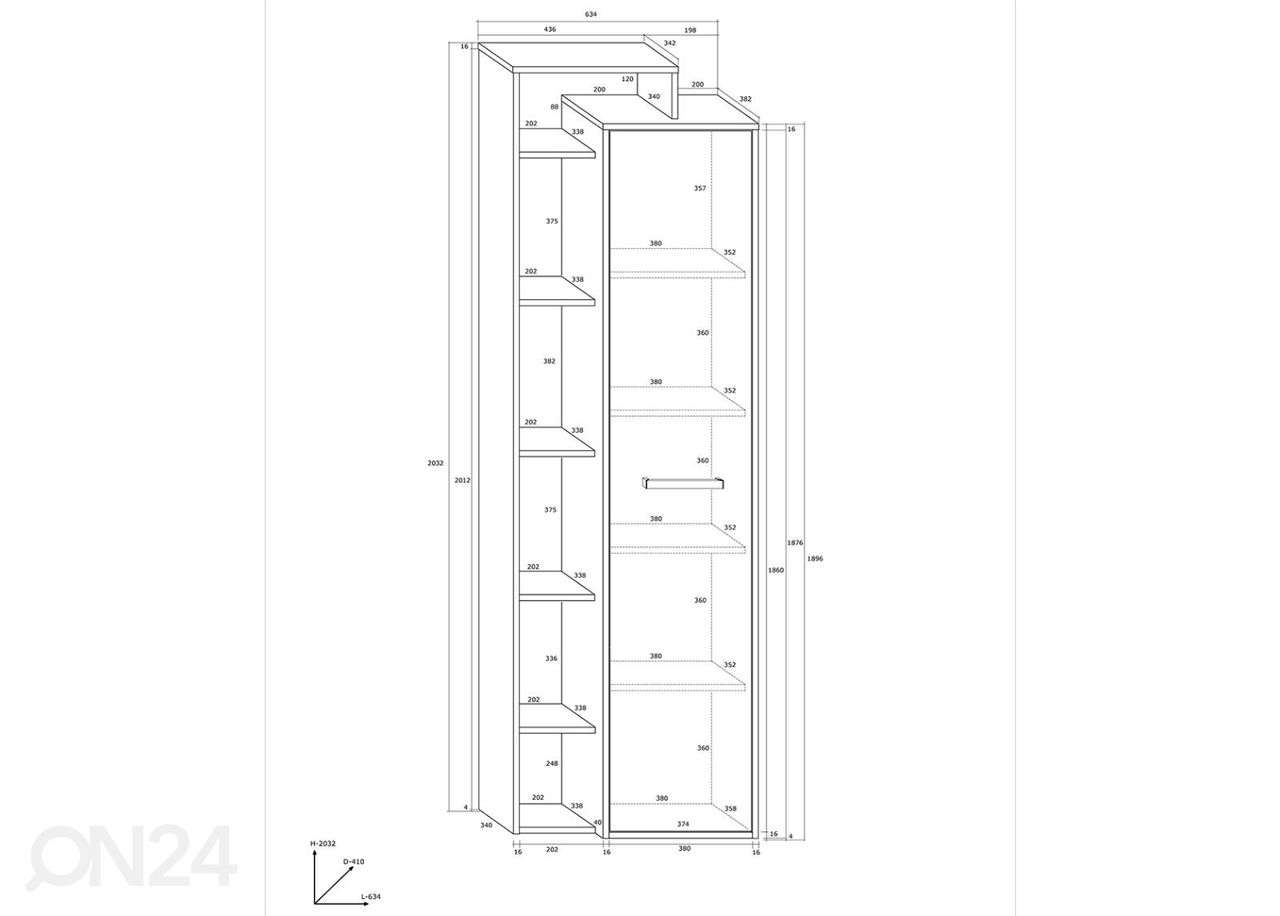 Kappriiul Macroom 64 cm suurendatud