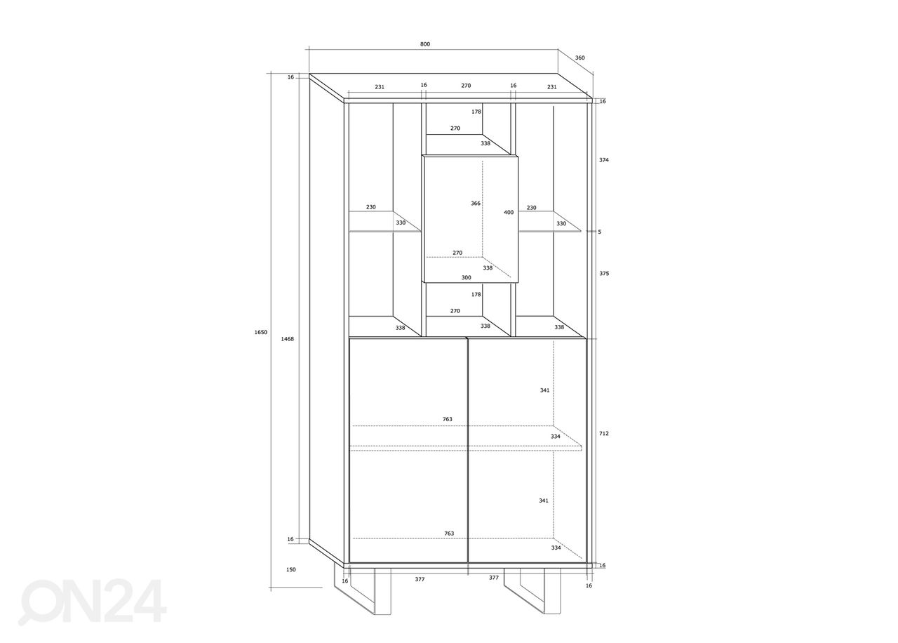 Kappriiul Rossca 80 cm suurendatud