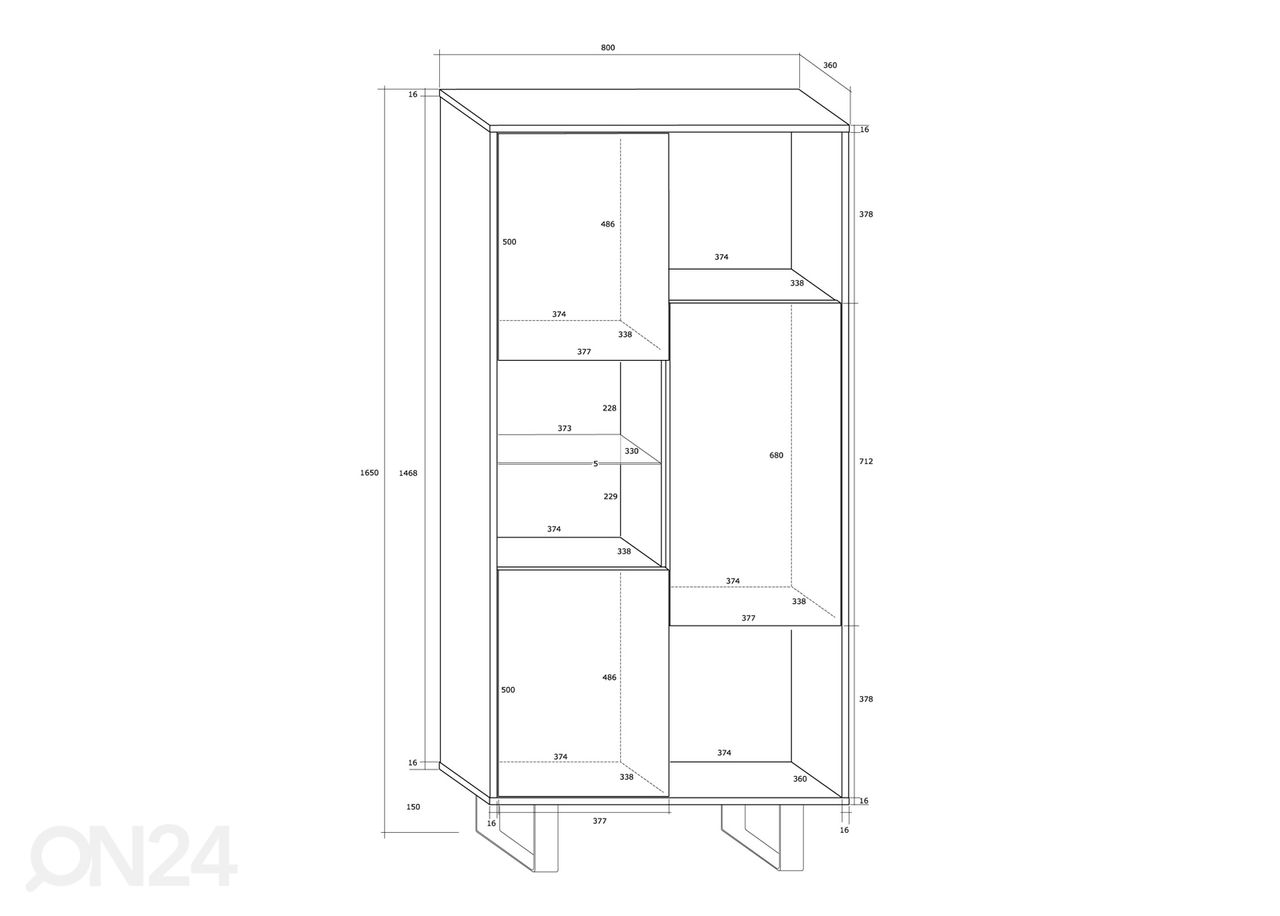 Kappriiul Rossca 80 cm suurendatud