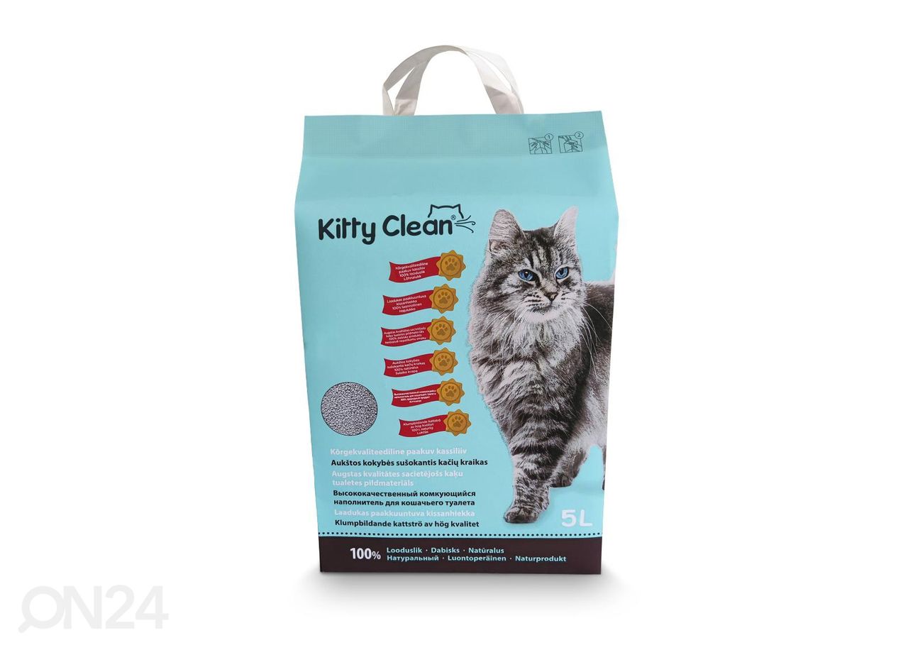 Kitty Clean paakuv saviliiv 5L 2tk suurendatud